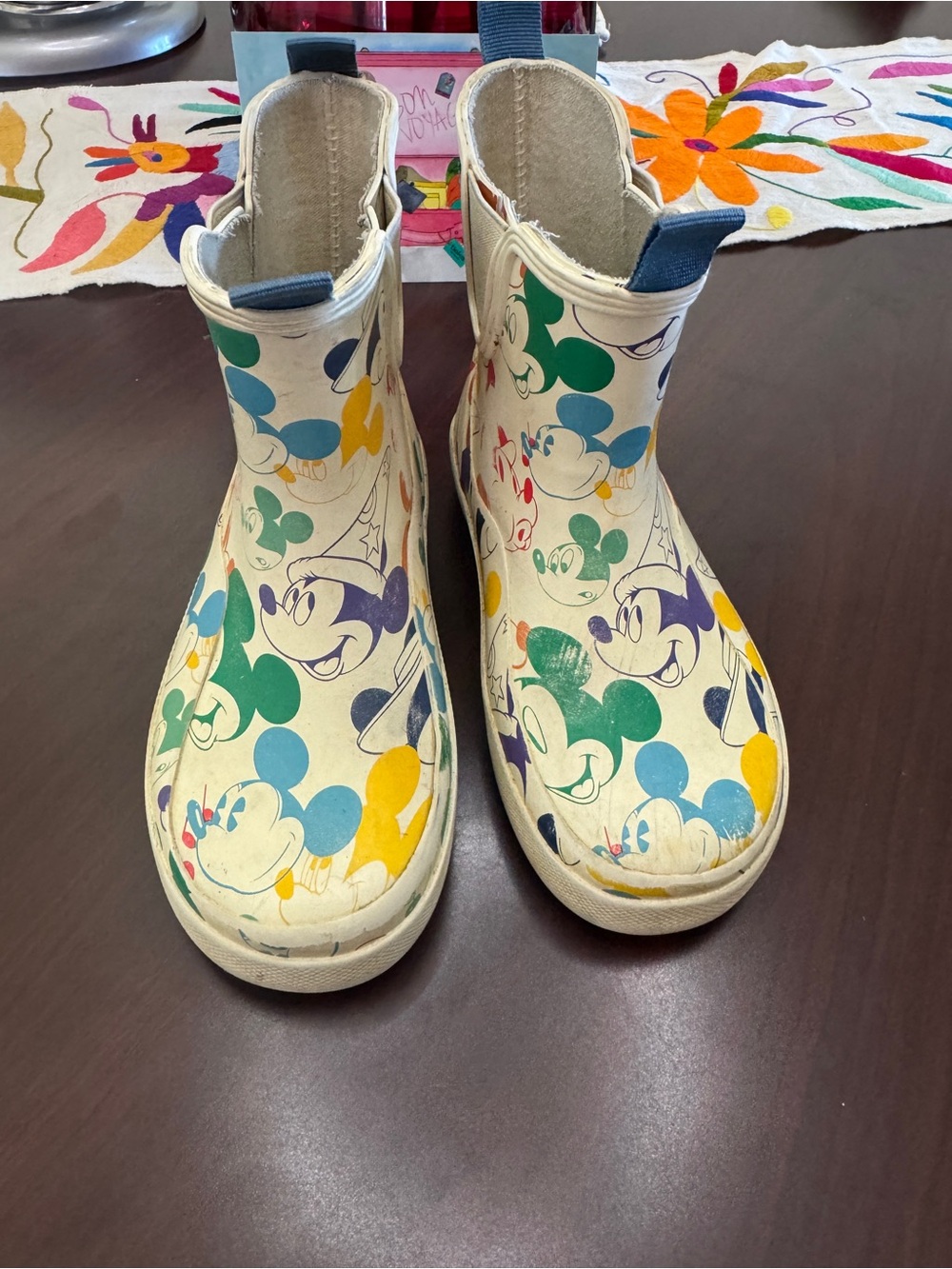 Kids Mickey Mouse Multicolor Rain Boots